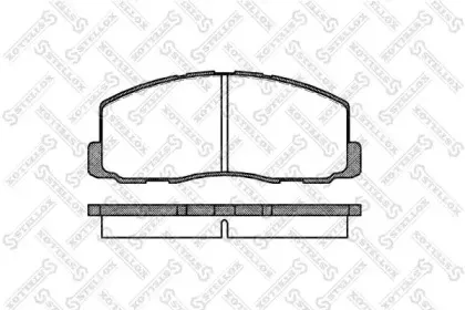 199 000-SX STELLOX Комплект тормозных колодок, дисковый тормоз 199 000-SX STELLOX Комплект тормозных колодок, дисковый тормоз